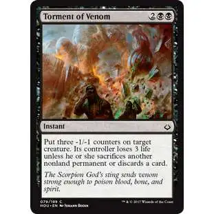 MtG Hour of Devastation Common Torment of Venom #79