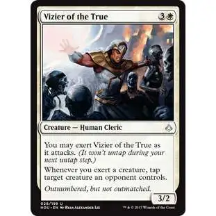 MtG Hour of Devastation Uncommon Vizier of the True #28