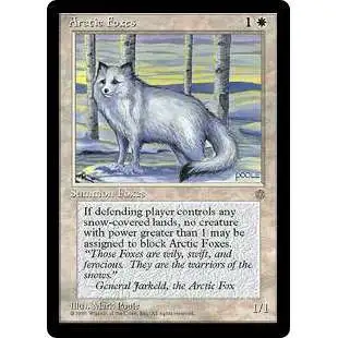 MtG Ice Age Common Arctic Foxes #2 [Moderately Played]
