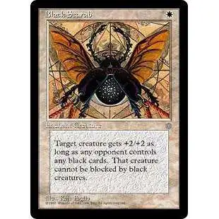 MtG Ice Age Uncommon Black Scarab #6 [Moderately Played]