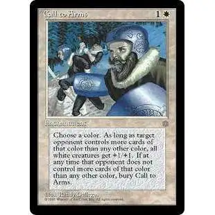 MtG Ice Age Rare Call to Arms #10 [Moderately Played]