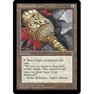 MtG Ice Age Rare Despotic Scepter #316