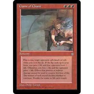 MtG Ice Age Rare Game of Chaos #186