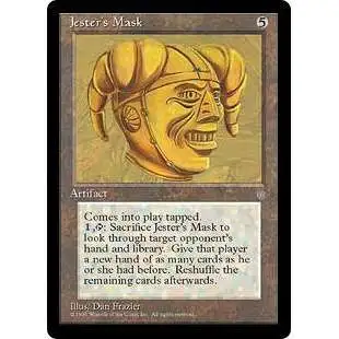 MtG Ice Age Rare Jester's Mask #325 [Lightly Played]
