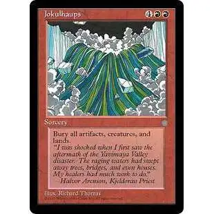 MtG Ice Age Rare Jokulhaups #195 [Heavily Played]