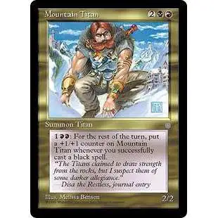 MtG Ice Age Rare Mountain Titan