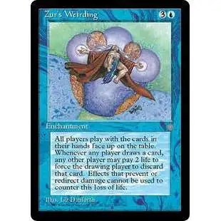 MtG Ice Age Rare Zur's Weirding [Lightly Played]