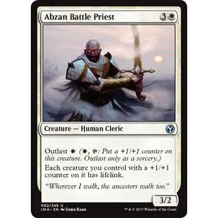 MtG Trading Card Game Iconic Masters Uncommon Abzan Battle Priest #2
