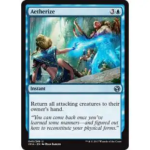 MtG Trading Card Game Iconic Masters Uncommon Aetherize #40
