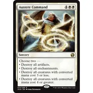 MtG Trading Card Game Iconic Masters Rare Foil Austere Command #10