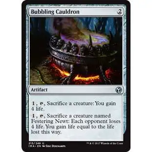 MtG Trading Card Game Iconic Masters Uncommon Bubbling Cauldron #213