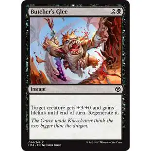MtG Trading Card Game Iconic Masters Common Butcher's Glee #84