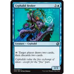 MtG Trading Card Game Iconic Masters Uncommon Cephalid Broker #44