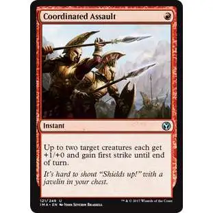 MtG Trading Card Game Iconic Masters Uncommon Coordinated Assault #121