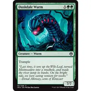 MtG Trading Card Game Iconic Masters Common Duskdale Wurm #161