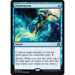 MtG Trading Card Game Iconic Masters Rare Flusterstorm #55