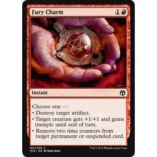 MtG Trading Card Game Iconic Masters Common Fury Charm #130