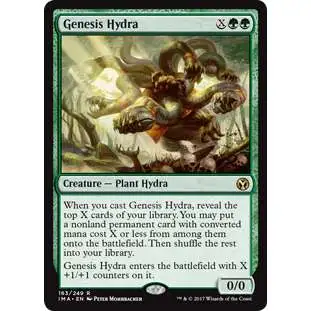 MtG Trading Card Game Iconic Masters Rare Foil Genesis Hydra #163
