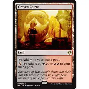 MtG Trading Card Game Iconic Masters Rare Graven Cairns #237