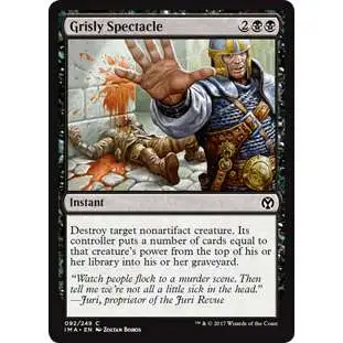 MtG Trading Card Game Iconic Masters Common Grisly Spectacle #92