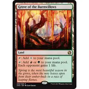MtG Trading Card Game Iconic Masters Rare Grove of the Burnwillows #238