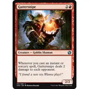 MtG Trading Card Game Iconic Masters Uncommon Guttersnipe #131