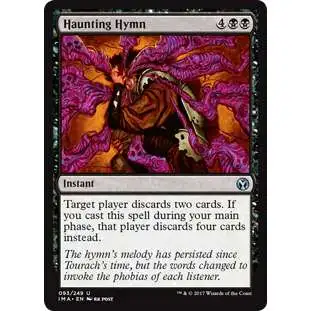 MtG Trading Card Game Iconic Masters Uncommon Haunting Hymn #93