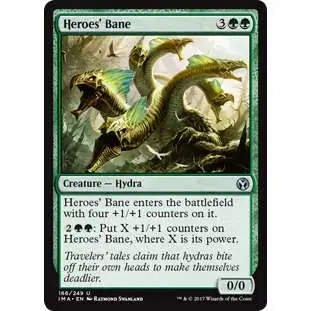 MtG Trading Card Game Iconic Masters Uncommon Heroes' Bane #166