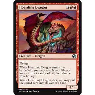 MtG Trading Card Game Iconic Masters Uncommon Hoarding Dragon #134