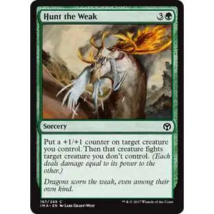 MtG Trading Card Game Iconic Masters Common Hunt the Weak #167