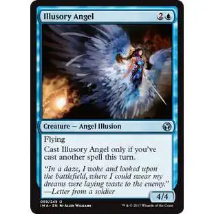 MtG Trading Card Game Iconic Masters Uncommon Illusory Angel #59