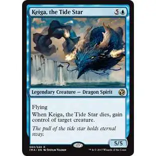 MtG Trading Card Game Iconic Masters Rare Keiga, the Tide Star #63