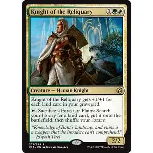 MtG Trading Card Game Iconic Masters Rare Knight of the Reliquary #203
