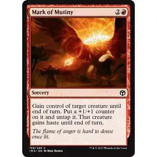 MtG Trading Card Game Iconic Masters Common Mark of Mutiny #139