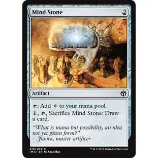 MtG Trading Card Game Iconic Masters Common Foil Mind Stone #219