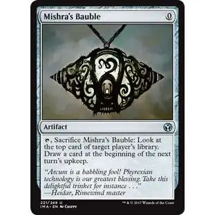 MtG Trading Card Game Iconic Masters Uncommon Foil Mishra's Bauble #221
