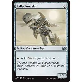 MtG Trading Card Game Iconic Masters Uncommon Palladium Myr #224