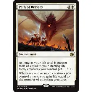 MtG Trading Card Game Iconic Masters Rare Path of Bravery #26