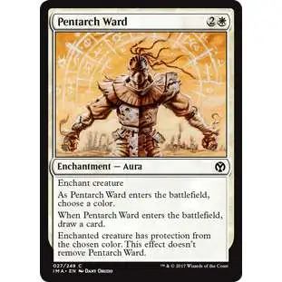 MtG Trading Card Game Iconic Masters Common Pentarch Ward #27