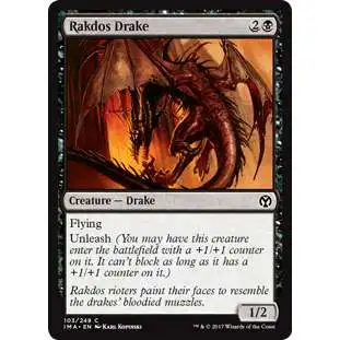 MtG Trading Card Game Iconic Masters Common Rakdos Drake #103