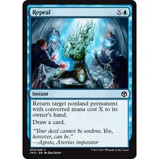 MtG Trading Card Game Iconic Masters Common Repeal #70