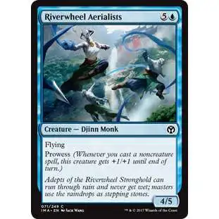 MtG Trading Card Game Iconic Masters Common Riverwheel Aerialists #71