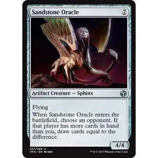 MtG Trading Card Game Iconic Masters Uncommon Sandstone Oracle #227