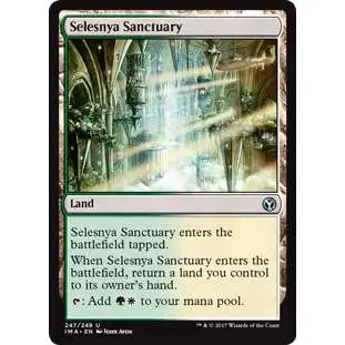 MtG Trading Card Game Iconic Masters Uncommon Selesnya Sanctuary #247
