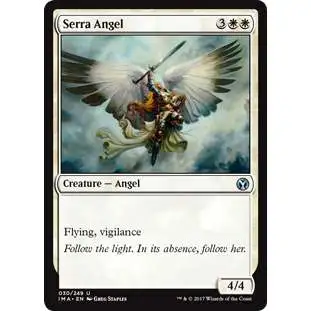 MtG Trading Card Game Iconic Masters Uncommon Serra Angel #30
