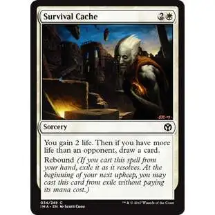 MtG Trading Card Game Iconic Masters Common Survival Cache #34