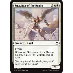 MtG Trading Card Game Iconic Masters Common Sustainer of the Realm #35