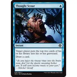 MtG Trading Card Game Iconic Masters Common Foil Thought Scour #76