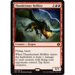 MtG Trading Card Game Iconic Masters Mythic Rare Thundermaw Hellkite #149