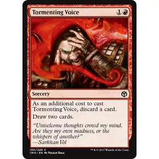 MtG Trading Card Game Iconic Masters Common Tormenting Voice #150